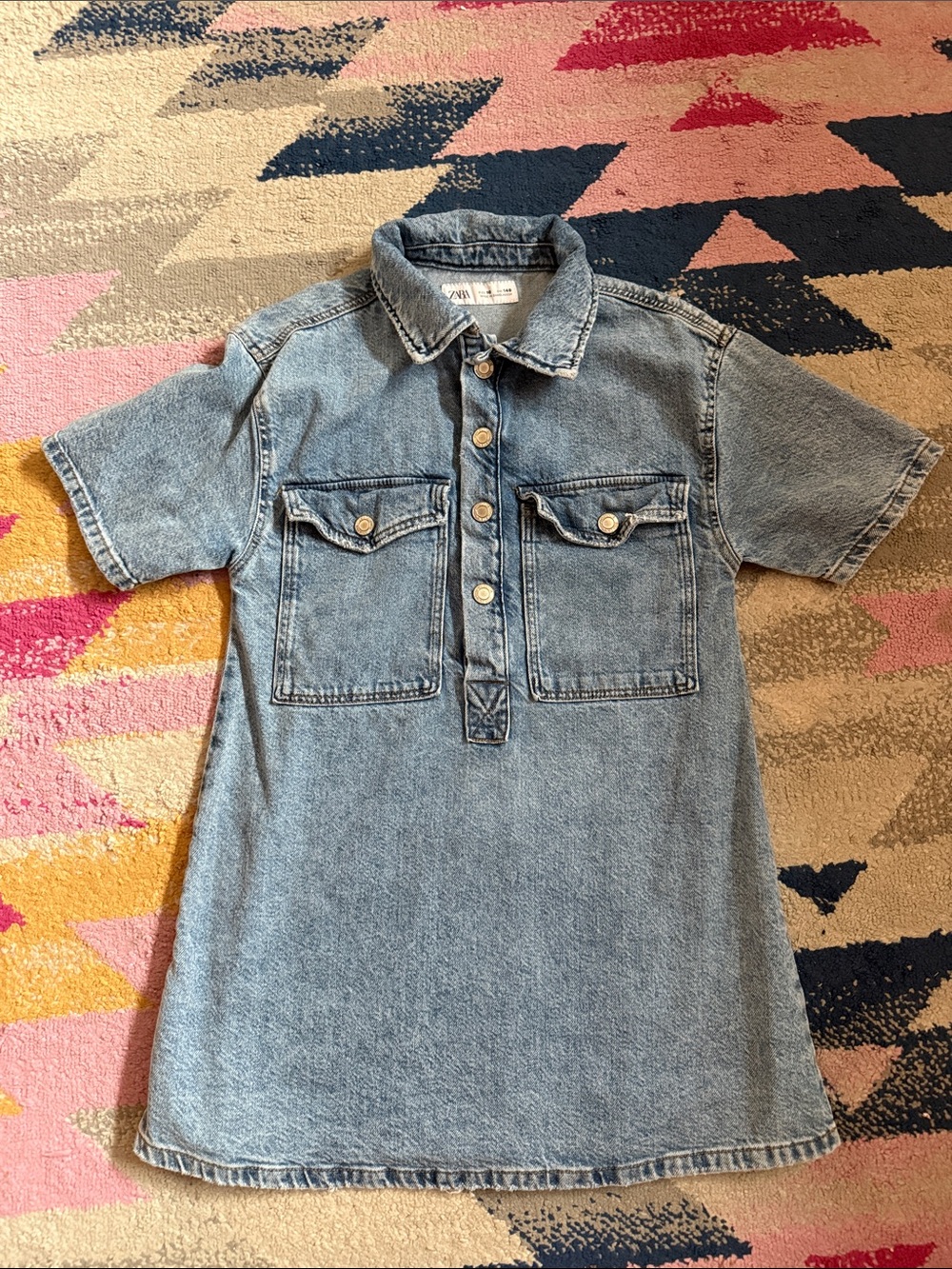 ZARA Denim Shirt Dress